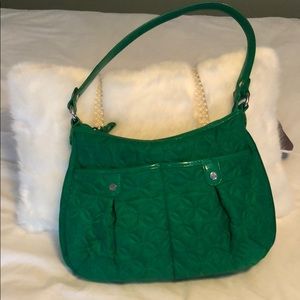 St Patrick day green Vera Bradley purse.